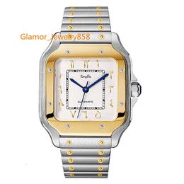 Hot Selling Arabic Numerals Square Watch Classic Mens Mechanical Watches High Quality Luxury Brand Automatic Watch For Men