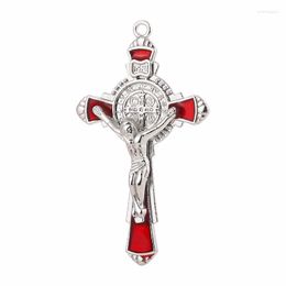 Charms Diy Jewelry Making Accessories Exorcism Cross Pendants For Necklaces Jesus Zinc Alloy Material Wholesale Christian Supplies