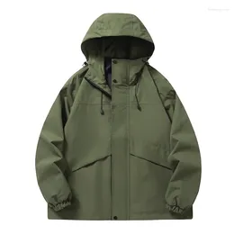 Men's Jackets 2023 Spring Autumn Hip Hop Streetwear Outdoor Military Green Black Cargo Casual Fashion Oversize 7XL 8XL 9XL