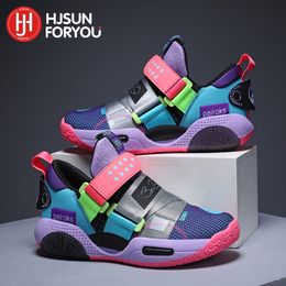 Tênis tênis de basquete infantil para meninos meninas não deslizam sapatos esportivos infantis tênis de tênis ao ar livre calçados 230410