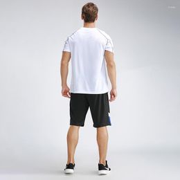 Men's T Shirts Polyester Black Men Tear-resistant Sports T-shirts In Asia Pacific