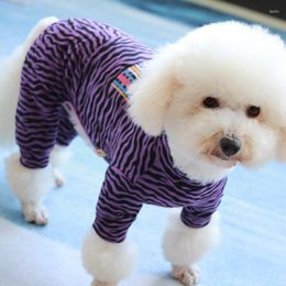 Dog Apparel Pet Jumpsuit Thin Four Feet Overalls Cotton Puppy Clothes For Small Dogs Pyjamas Elastic Sweatshirt Chihuahua Poodle Pug