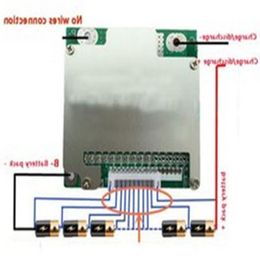 Integrated Circuits 14S 30A bms new Li-ion 48V PCM with balance for electric bike car Aqofh