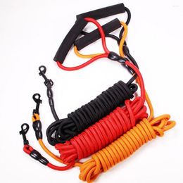 Dog Collars Leash 2M/3M/5M/10M Floating Long Training Rope Soft Handle Heavy Duty For Small Medium Large Camping