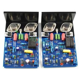 Freeshipping LJM QUAD405 CLONE MJ15024 Stereo 100W 100W Dual Channel Amplifier Board Heatsink (Kit only) Tkiaf