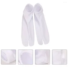 Women Socks Two Toe Two-finger Breathable Cotton Womens Athletic Sandals Stockings Foot Bag Or