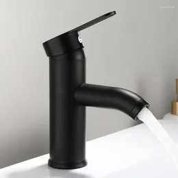 Bathroom Sink Faucets Basin Faucet Deck Mounted And Cold Water Taps Black Baking Brass Mixer Tap CopperBath Accessories