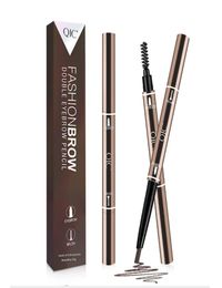 Automatic Rotating Eyebrow Pencil Makeup Fashion Brow Double Pen QIC Waterproof Sweatproof Smudgeproof Soft Brows Make up for Be6561032