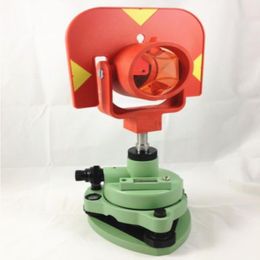 Freeshipping NEW SINGLE PRISM SET SYSTEM FOR TOTAL STATION SURVEYING RED TARGET Gqfpv