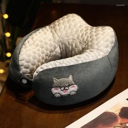 Pillow PP Cotton U-shaped Neck Soft Travel Massage Sleep Plane Car Cervical Spine Bedding Nap