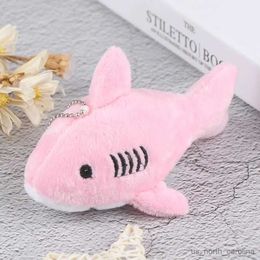 Stuffed Plush Animals Size 12CM Key Chain Ocean Animal Plush Toy Mini Key Gift Dolls Gift Shark Plush Stuffed Toy Doll Kid's Small Plush Toy