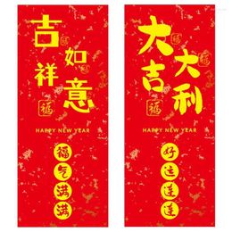 Gift Wrap 50 Pcs/Set 2023 Year Stickers Rectangle Chinese Spring Festival Sticker For Laptop Suitcase Scrapbooking Boxes