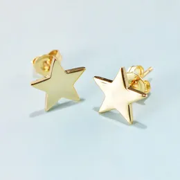 Stud Earrings Fashion Stainless Steel Small Cute Star Punk Piercing Earring For Women Minimalist Jewellery Accessories