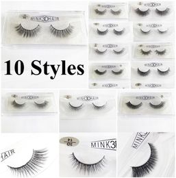 3D Mink Eyelashes eye makeup Soft Mink Natural Thick False Eyelashes Mink Eye Lashes Makeup Extension Fake Eyelash Beauty Tools 102687011