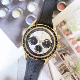 Designer expensive high-quality men's watches business fashion three eyes six needle men's quartz watch factory agent watch wrestling