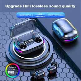 In-Ear Earphone Wireless Earphone TWS Bluetooth headphone K10 Earbuds with built-in microphone LED display high Quality Headphone Sport Earphone