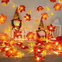 Party Decoration Pumpkin LED Light String Festival Decor Lights Thanksgiving Halloween Home Holiday Atmosphere