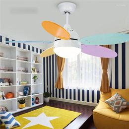 Inch Children's Led Ceiling Fan Lamps With Lights Remote Control Ventilator Lamp Bedroom Decor Modern Fans Reversible Ceeling