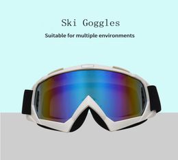 Ski Goggles Winter Motorbike Snow Sports CrossCountry Snowmobile Goggle Sunglasses AntiFog UV Men Interchangeable Lens Glasses2227404