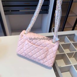 Shoulder Bags Totes 2023 Popular Fasion andbag Luxury Material Designer Bag Pink Diamond Embroidery Metal Bag Wealt Bag Walletstylishyslbags