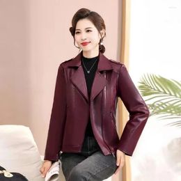 Women's Leather Spring Clothes Women 2023 Fashion Coats Real Jacket Genuine Woman Long Sleeve Plus Size 5XL Outerwear