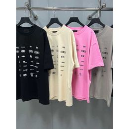 Designer women's clothing 20% off Shirt High Edition Family 23SS Classic Collection Multi Element Printed Sleeve Loose T-shirt