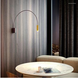 Wall Lamp Black Sconce Modern Style Room Lights Decorative Items For Home Laundry Decor Waterproof Lighting Bathroom