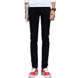 Men's Jeans Black Jeans Men Slim Fashion Business Cowboy Trousers Cotton Small Elastic Comfortable Male Denim Pants Size 27-36 231110