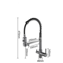 Kitchen Faucets 3in1 Copper And Cold Vegetable Washing Basin Water Purifier Direct Drinking Sink Pure Device Household Spring