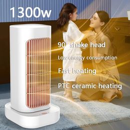 Electric Blanket 1300W Desktop Heater for Home Bedroom Office PTC Ceramic Heating Warm Air Blower Low Consumption Warmer Fans 231109