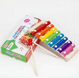 Hand Knocking Piano Toy Children Musical Instruments Kid Baby Xylophone Developmental Wooden Kids Gifts Learning Education Toys 0523