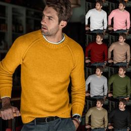 Women s Sweaters Autumn and Winter Products Men s Casual Versatile Knitwear European American Long Sleeve Round Neck 231110