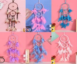 Colorful Wool Dream Catcher Wind Chime Net Home Furnishing Indoor New Trend Pendant Ornament Wall Hanging Feather 10 5xr M21524334