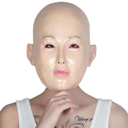 New Female mask latex silicone Machina realistic human skin masks Halloween dance masquerade Beautiful gender reveal women girl5643288