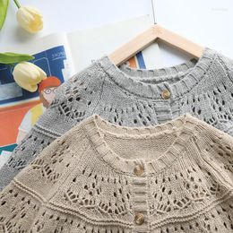 Women's Knits Spring Autumn Women All-match Japan Style Mori Kei Fashion Plus Size Loose Hollow Out Crochet Comfortable Wool Sweater