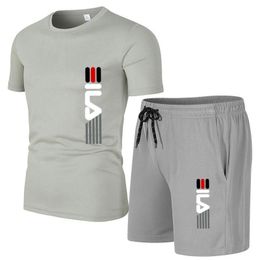 mens designer tracksuit Summer mens shirts Shorts Set Men's Sports Set Fashion Cotton Short Sleeve T-shirt Set