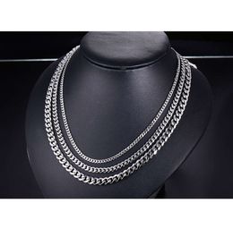 Fashion Jewel Stainless steel designer Necklace Men Necklaces women necklace 18k gold Titanium Chains Necklace man luxury chains Necklaces0151