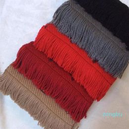 Winter LOGOMANIA SHINE Brand Luxury Scarf Women and Men Two Side Black Red Silk Wool Blanket Scarfs Fashion Rainbow Flower Scarves254j