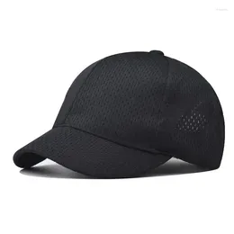 Ball Caps Summer Short Brim Breathable Quick-drying Hat Men Simple Outdoor Baseball Cap Adjustable Leisure Snapback Trucker Hats Gorras