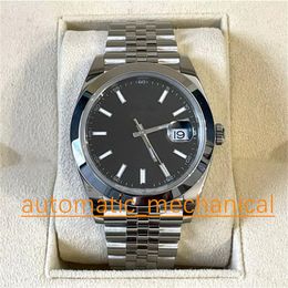 Mens Watch 41mm Date Automatic Mechanical Movement Just Jubilee Stainless steel Bracelet Sapphire Crystal Glass Business Luminous 312y