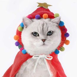 Cat Costumes Dogs And Cats Christmas Cape Costume Pet Cloak Puppy Santa Clothes Funny Dog Cosplay Dress Apparel For Chihuahua