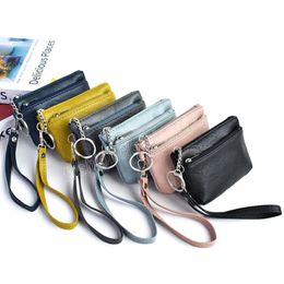 Fashion Pu Leather Coin Purse Mini Change Purses Women'S Wallets Card Holder Zipper Pouch Key Pocket Case