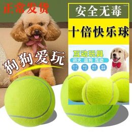 Dog Apparel Tennis Toy Ball Bite Resistant Small And Puppy Large Horse Grinding Teeth Elastic Pet Training B