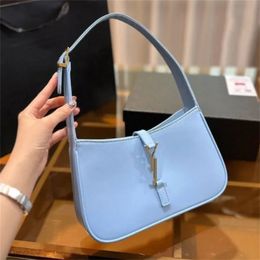 2023 Designer Shoulder Bag Underarm Bag Women's Baguette Leather Bag Hobo Handbag Pink Designer Bag Crocodile Print purse Black satchel Saddle Bag A07