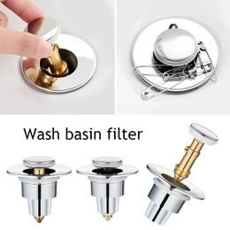 Bath Accessory Set Household Stainless Steel Sink Filter Waste Plug Drains Bathroom Floor Water Stopper Kitchen Accessories