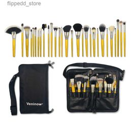 Makeup Brushes Veninow Makeup Brush 29pcs Professional Cosmetic Makeup Brush Set Eyeshadow Powder Brush In Animal Hair Brushes In Wallet Bag Q231110