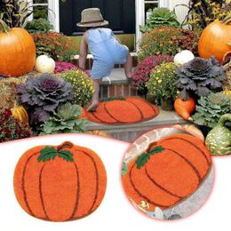 Carpets Thanksgiving Pumpkin Rug Holiday Floor Mat Welcome Kids Carpet Kid Room Was Blanket It Throw Insulating