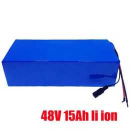 Electric bicycle battery Rechargeable 48v 15ah li-ion battery pack for e bike + charger
