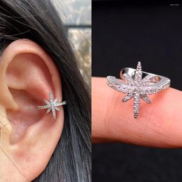 Backs Earrings Earcuff Leaf Stars Clip Fake Piercing Ear Cuff Without Hole Clips On Ears Earring Star Cartilage