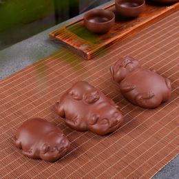 Tea Pets Direct Sales Of Purple Sand Pig Pet Piglets Table Art Ceremony Creative And Personalized Decorati